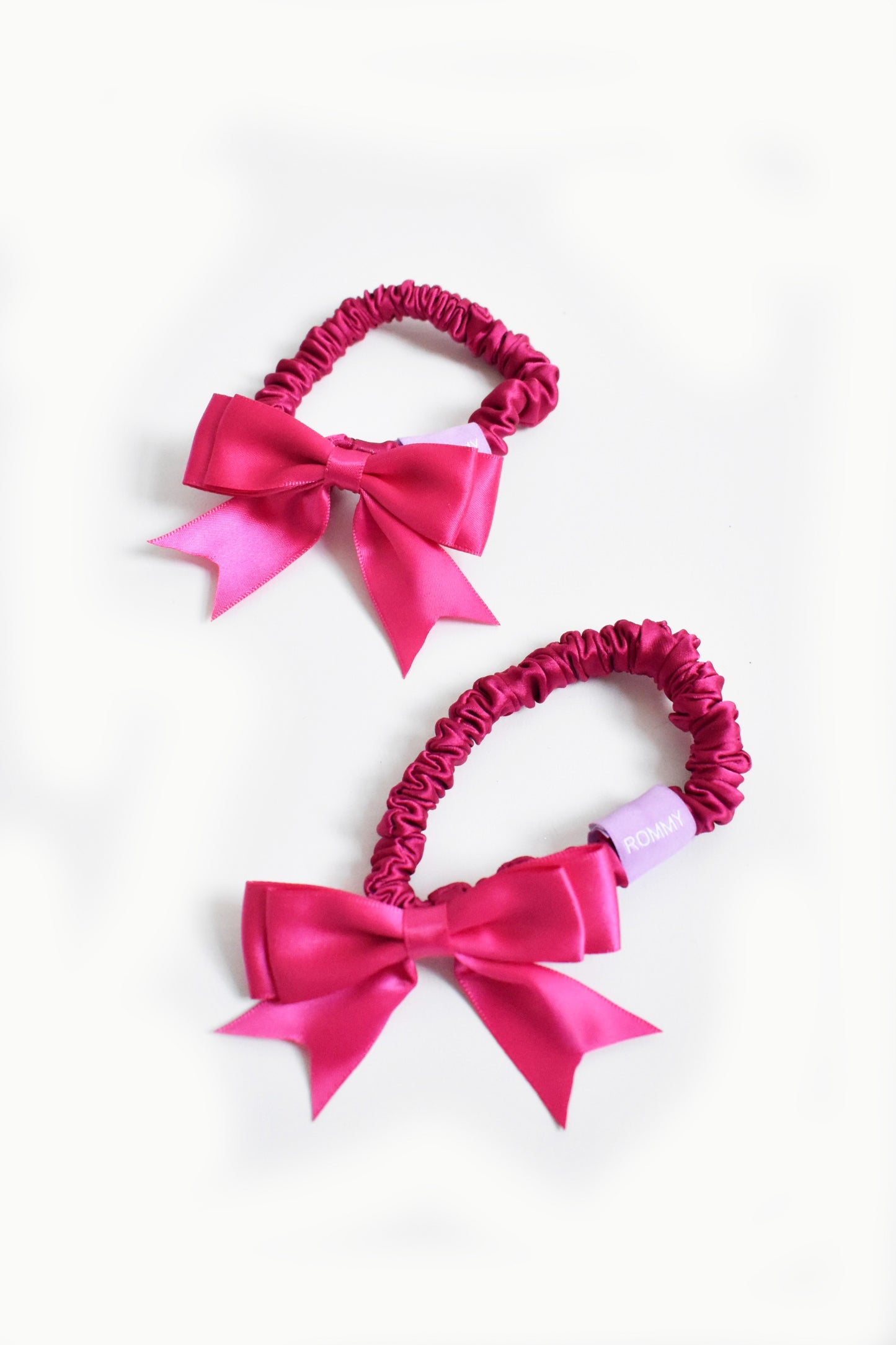 2 Pack Skinny Bow Scrunchies