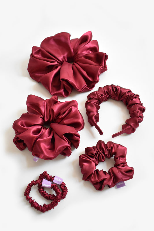 Burgundy Scrunchie - Various Sizes