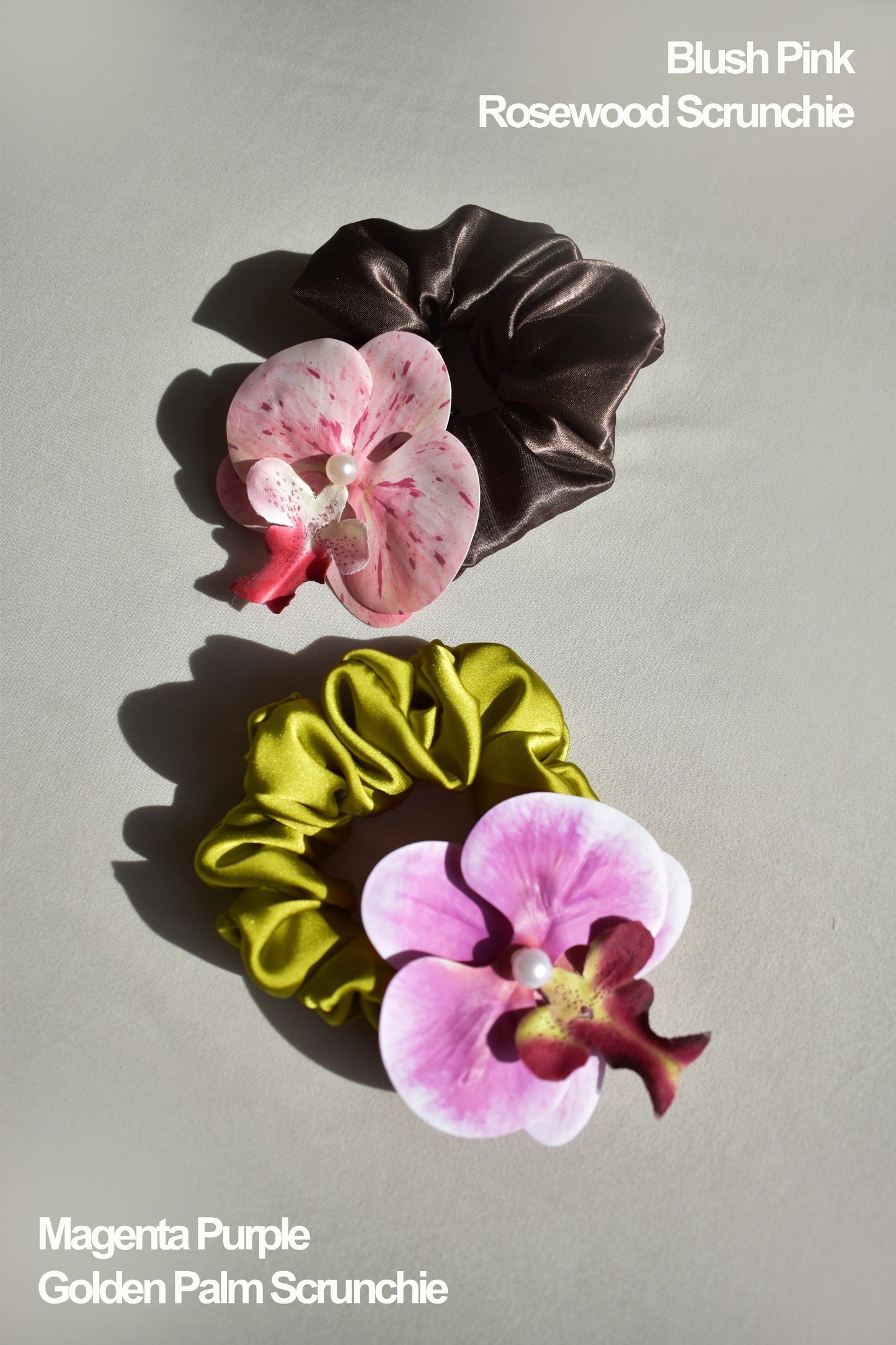 Island Girl Flower Scrunchie  - Various Colours/Sizes