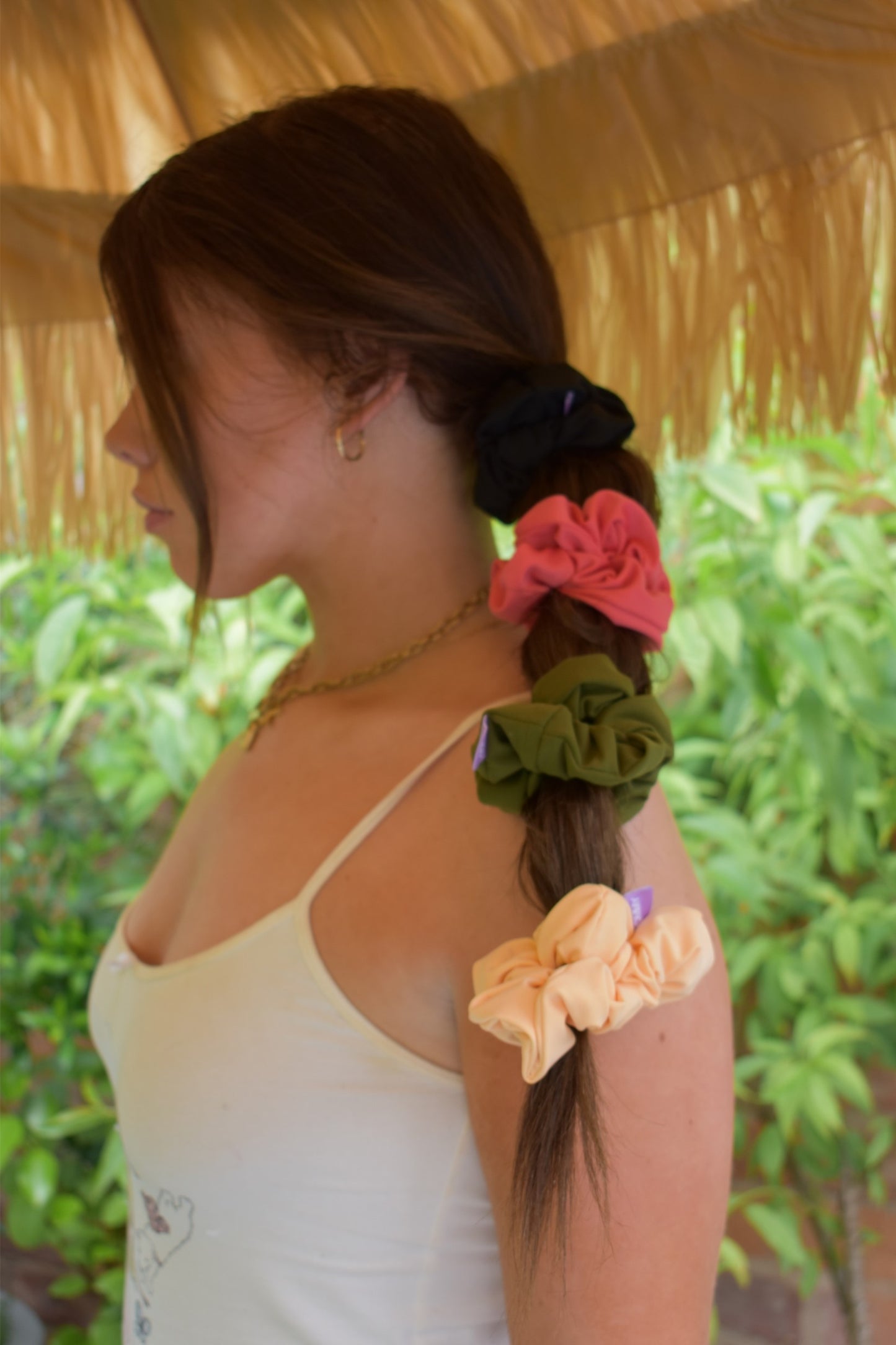 Swim Scrunchie Apricot - Various Sizes