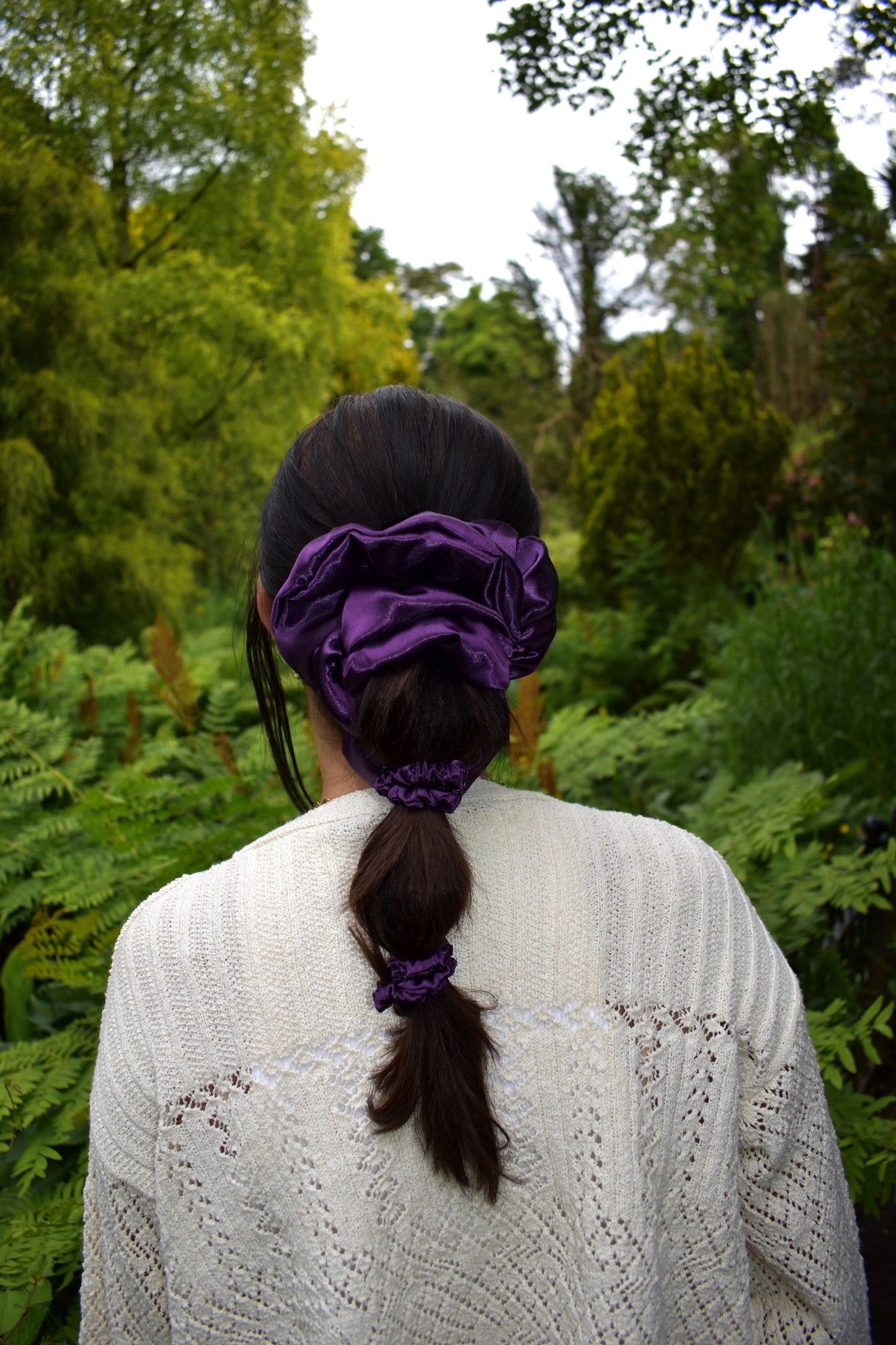 Plum Purple Scrunchie - Various Sizes